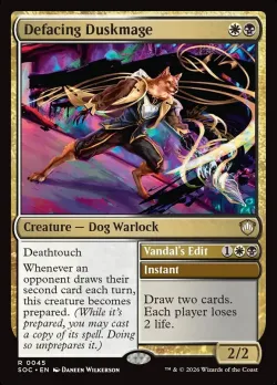 Defacing Duskmage // Vandal's Edit #45 · Magic: The Gathering