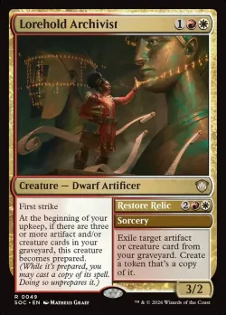 Lorehold Archivist // Restore Relic #49 · Magic: The Gathering