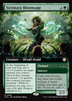 Yavimaya Bloomsage // Channel #92 · Magic: The Gathering