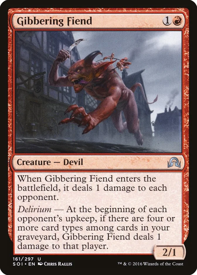 Gibbering Fiend 「SOI/161」「EN」