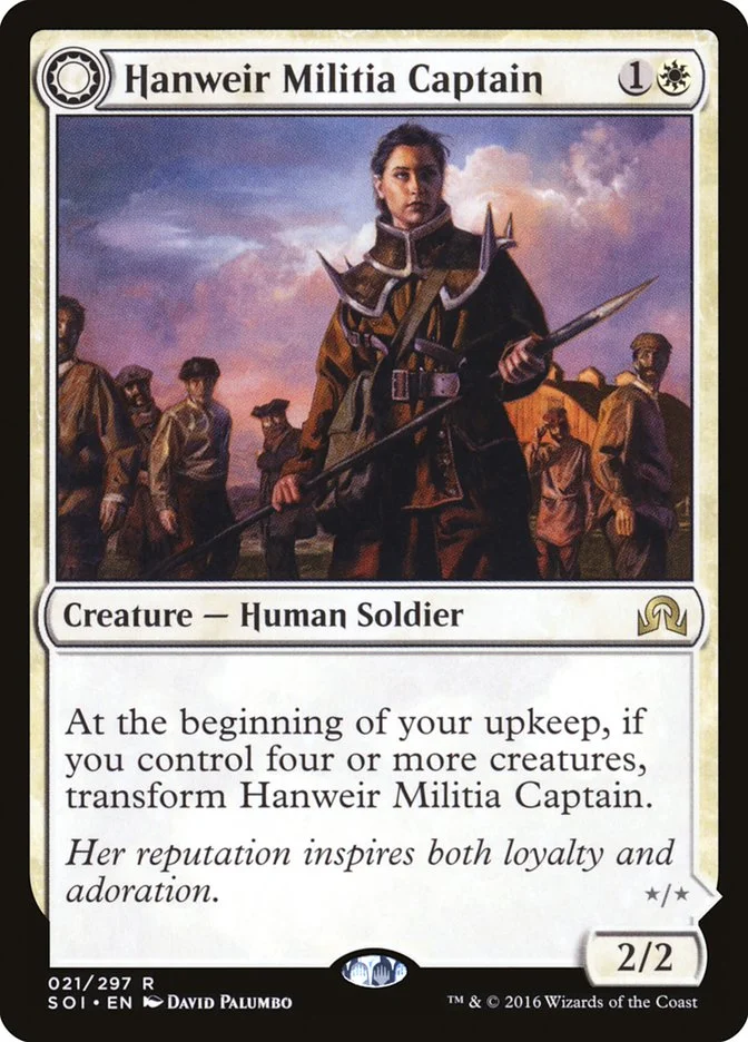 Hanweir Militia Captain // Westvale Cult Leader 「SOI/21」「EN」