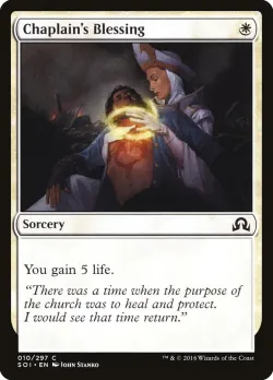 Chaplain's Blessing #10 · Magic: The Gathering