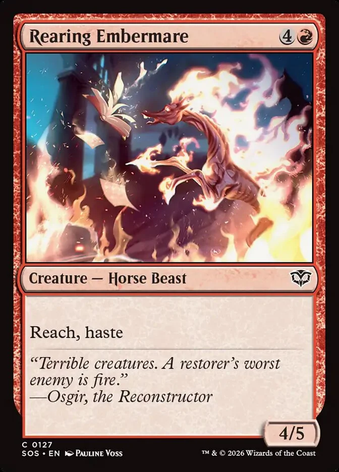 Rearing Embermare 「SOS/127」「EN」