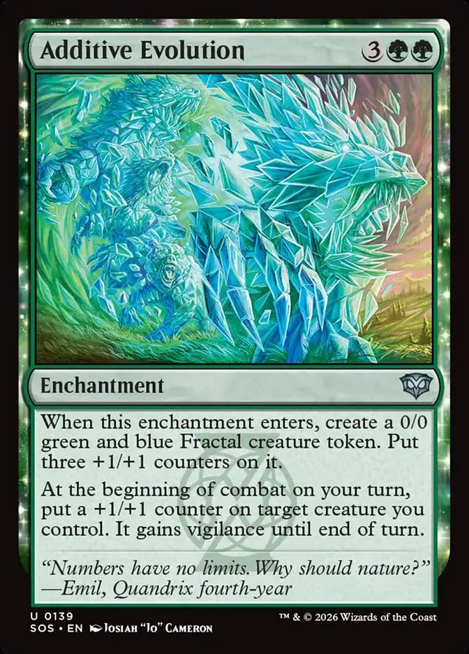 Additive Evolution 「SOS/139」「EN」