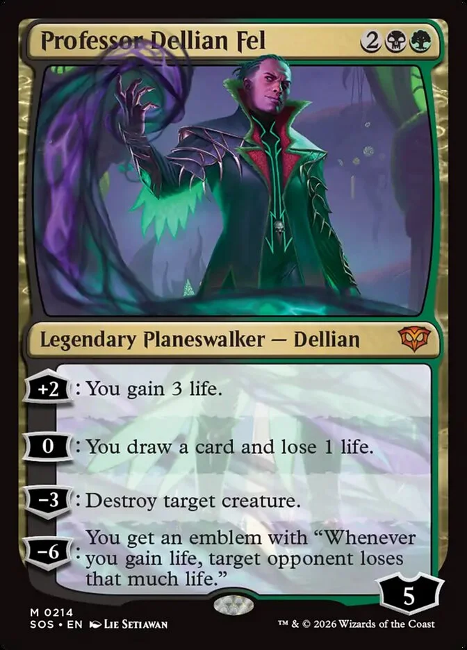 Professor Dellian Fel 「SOS/214」「EN」