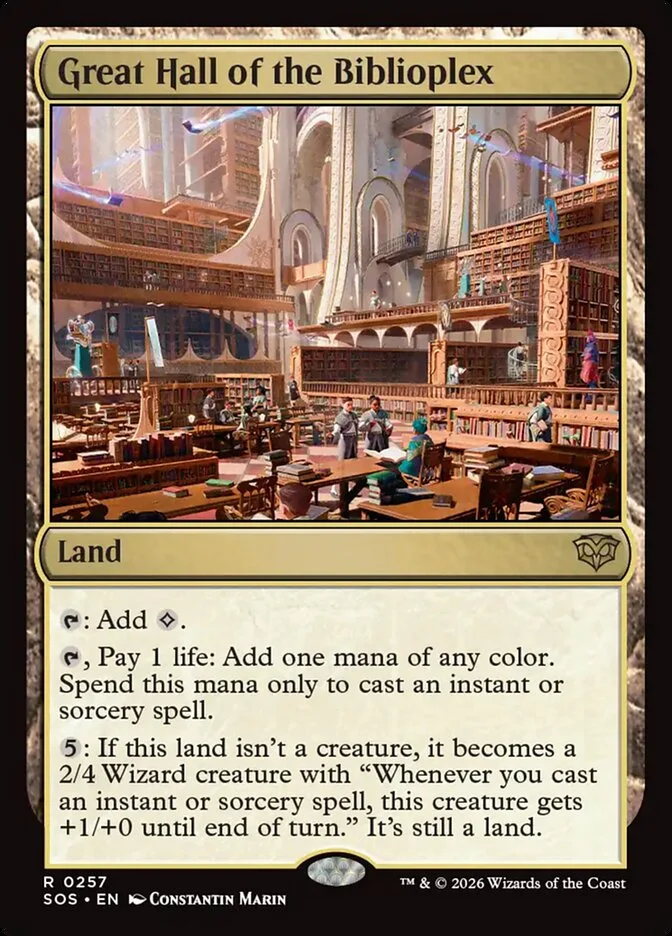 Great Hall of the Biblioplex 「SOS/257」「EN」