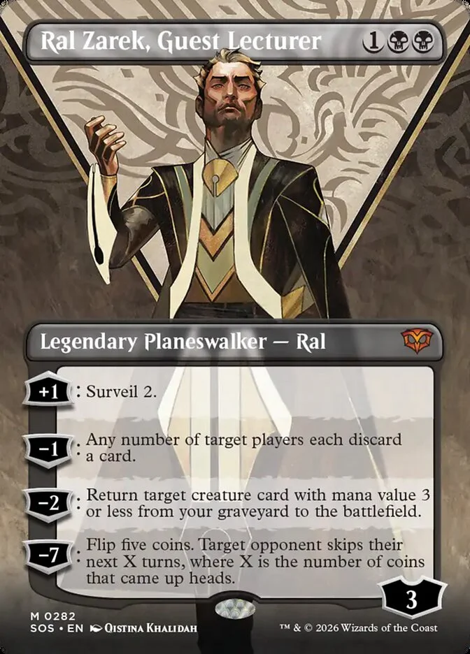 Ral Zarek, Guest Lecturer 「SOS/282」「EN」