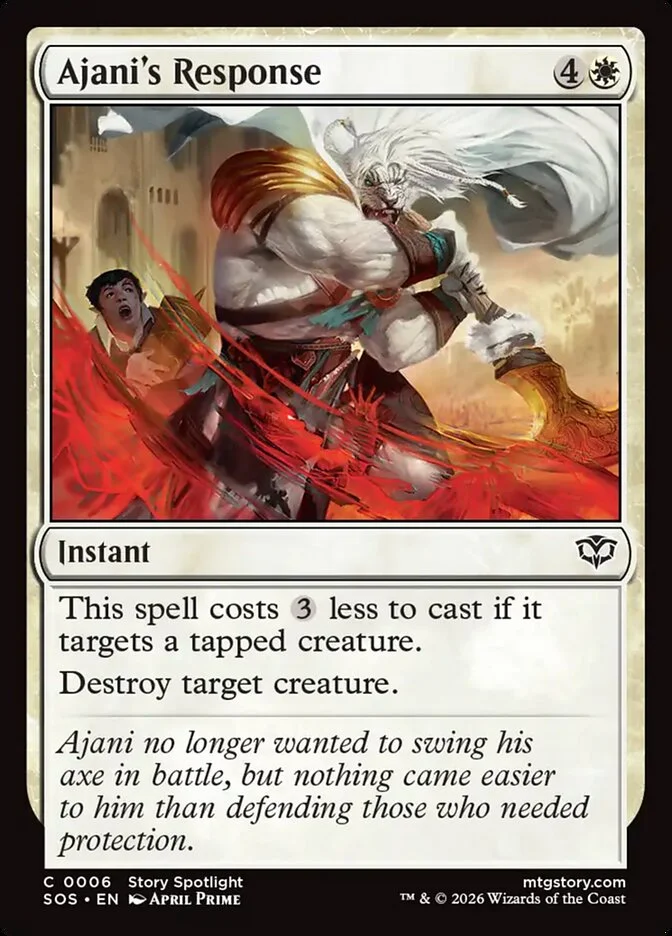Ajani's Response 「SOS/6」「EN」
