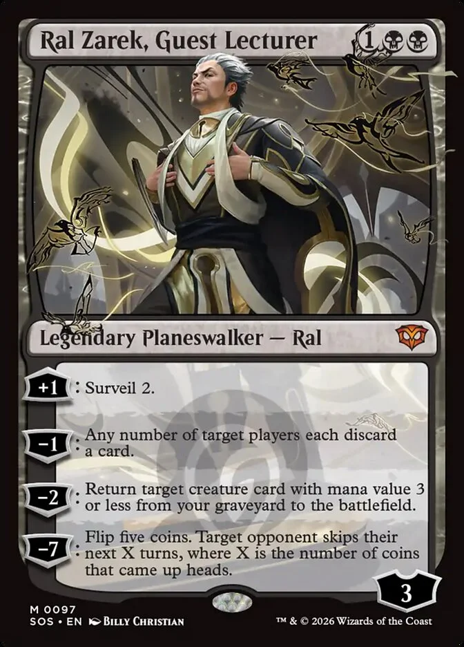 Ral Zarek, Guest Lecturer 「SOS/97」「EN」