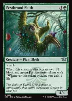 Pestbrood Sloth #157 · Magic: The Gathering
