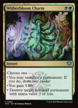 Witherbloom Charm #244 · Magic: The Gathering