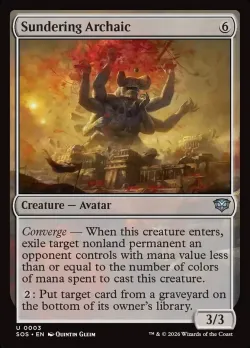 Sundering Archaic #3 · Magic: The Gathering