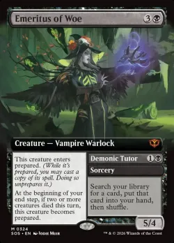 Emeritus of Woe // Demonic Tutor 「SOS/324」「EN」