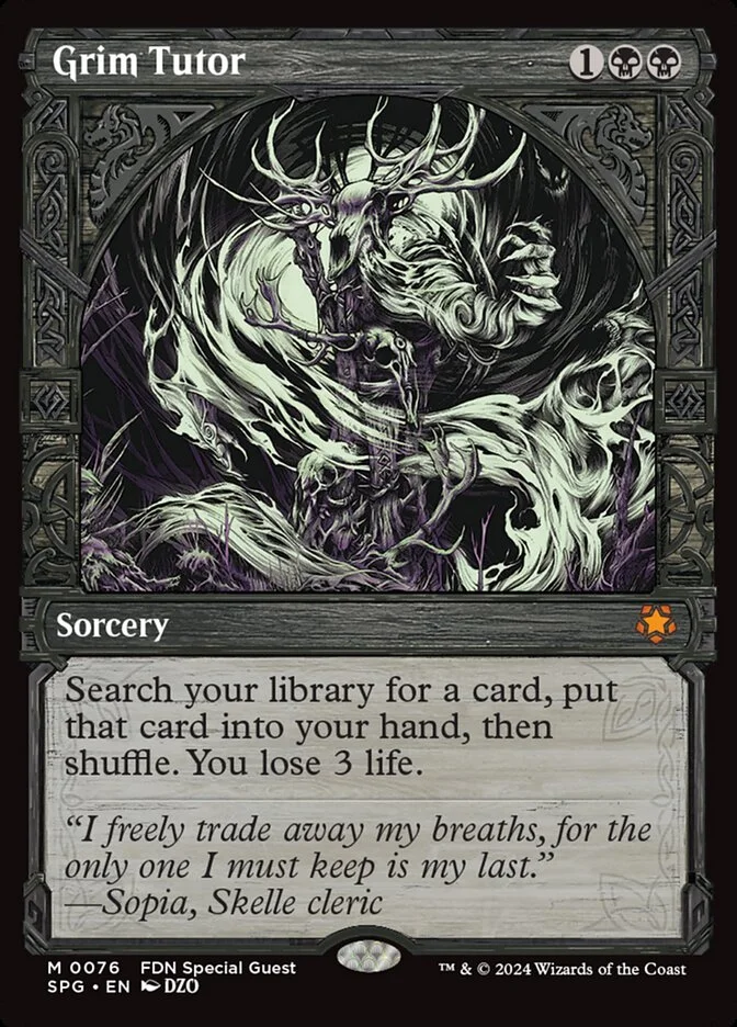 Grim Tutor 「SPG/76」「EN」