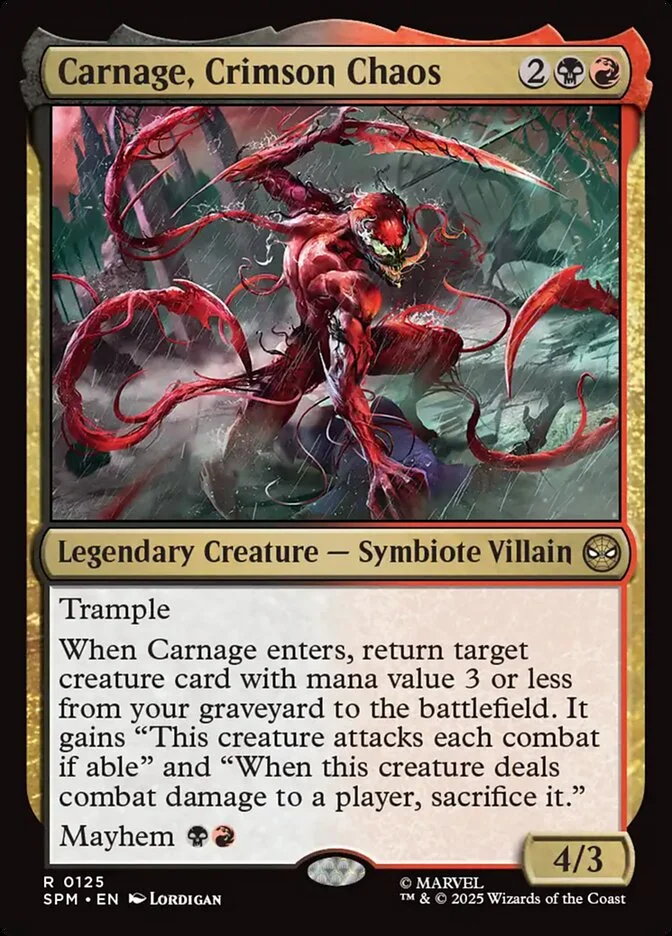 Carnage, Crimson Chaos 「SPM/125」「EN」