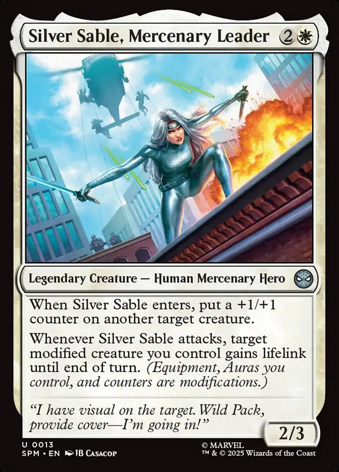 Silver Sable, Mercenary Leader 「SPM/13」「EN」