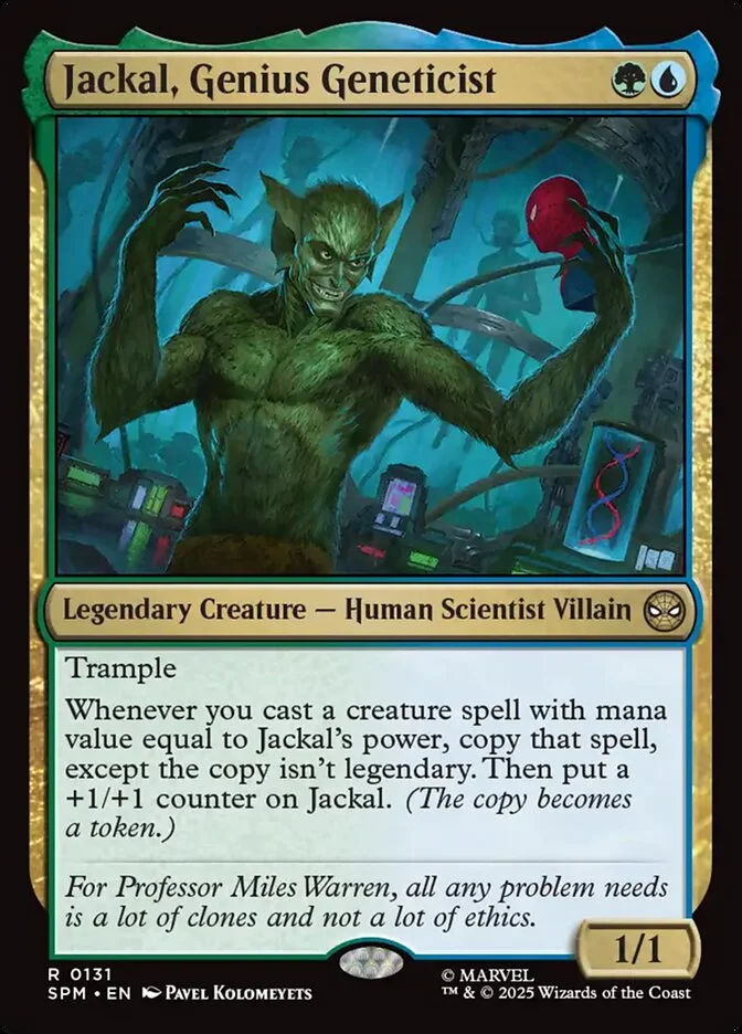Jackal, Genius Geneticist 「SPM/131」「EN」