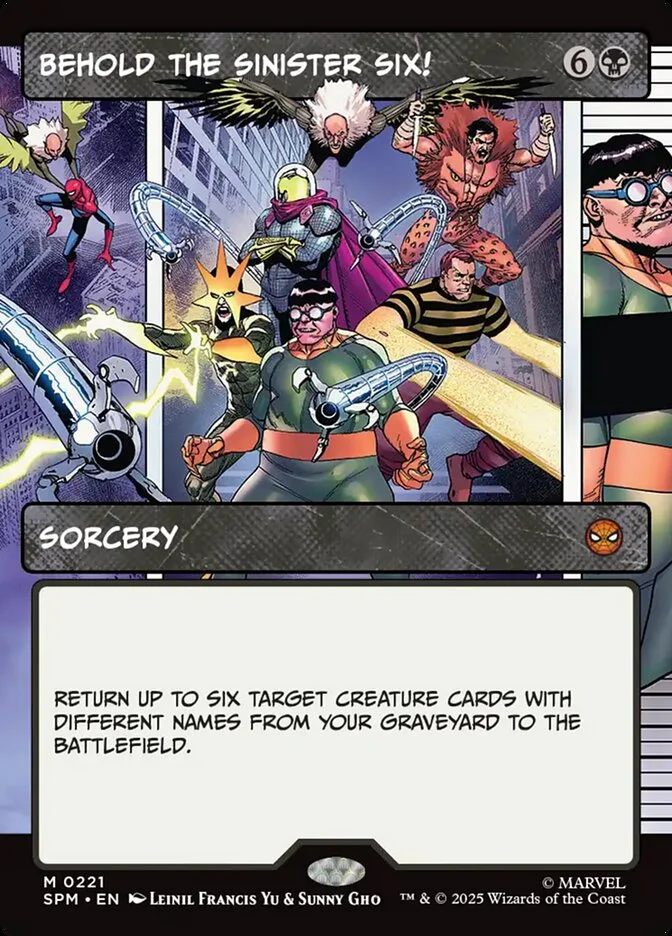 Behold the Sinister Six! 「SPM/221」「EN」