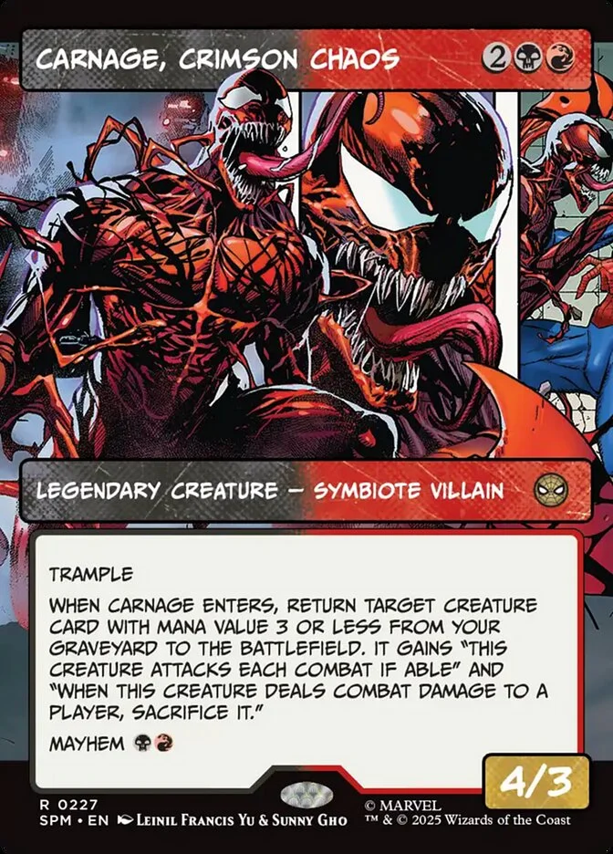 Carnage, Crimson Chaos 「SPM/227」「EN」