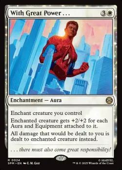 With Great Power . . . #24 · Magic: The Gathering