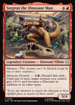 Stegron the Dinosaur Man #95 · Magic: The Gathering