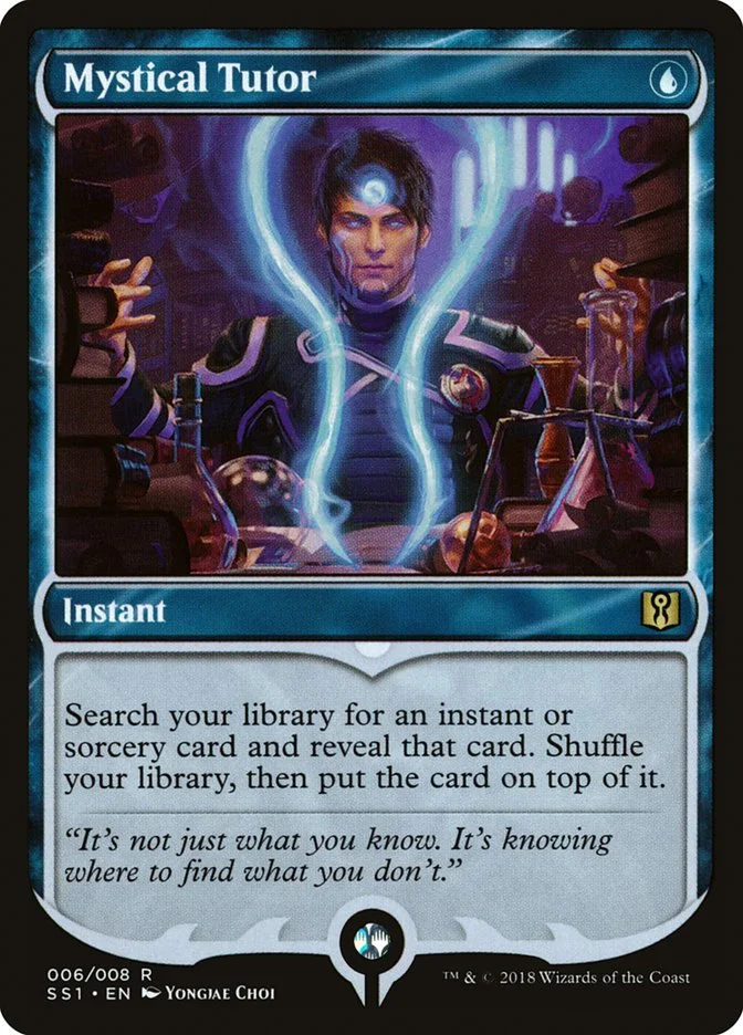 Mystical Tutor 「SS1/6」「EN」