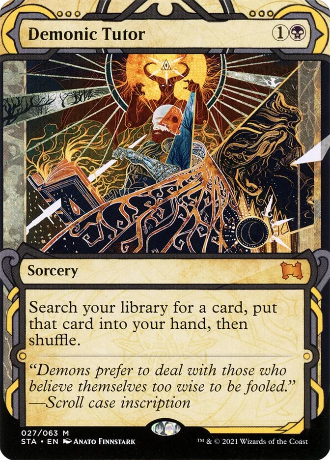 Demonic Tutor 「STA/27」「EN」