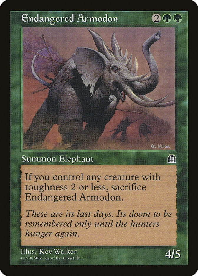 Endangered Armodon 「STH/107」「EN」