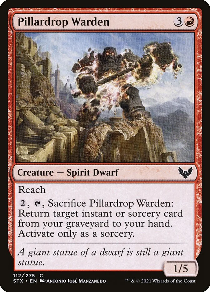 Pillardrop Warden 「STX/112」「EN」