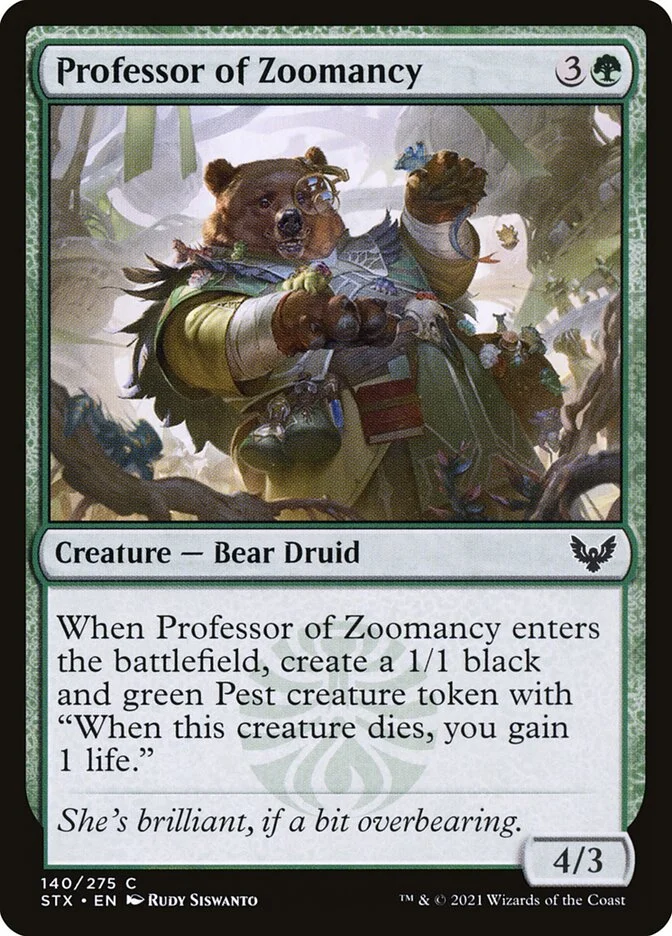 Professor of Zoomancy 「STX/140」「EN」