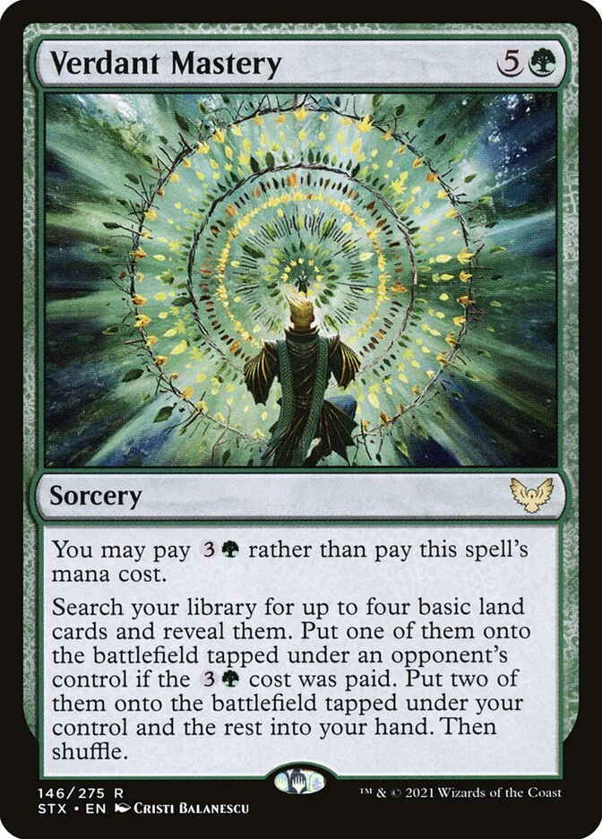 Verdant Mastery 「STX/146」「EN」