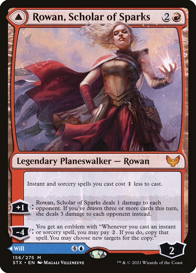 Rowan, Scholar of Sparks // Will, Scholar of Frost 「STX/156」「EN」