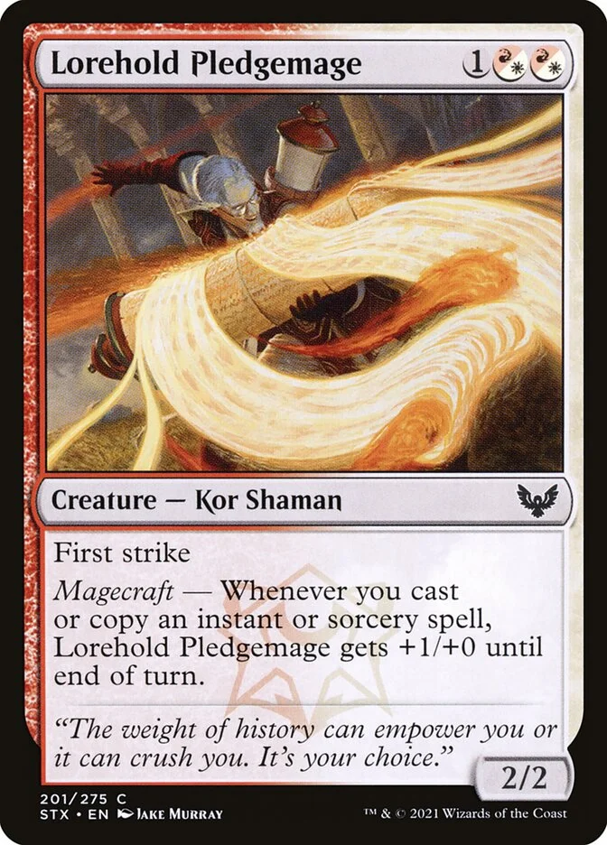 Lorehold Pledgemage 「STX/201」「EN」