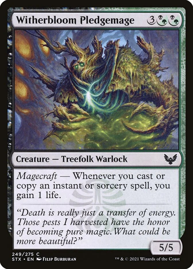 Witherbloom Pledgemage 「STX/249」「EN」