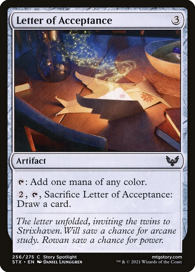 Letter of Acceptance 「STX/256」「EN」