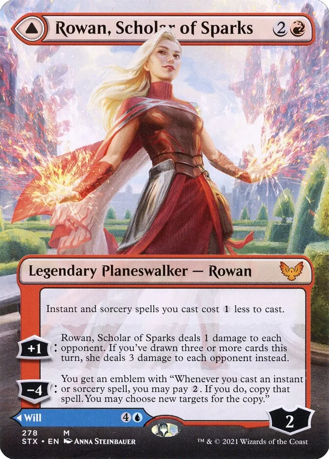 Rowan, Scholar of Sparks // Will, Scholar of Frost 「STX/278」「EN」