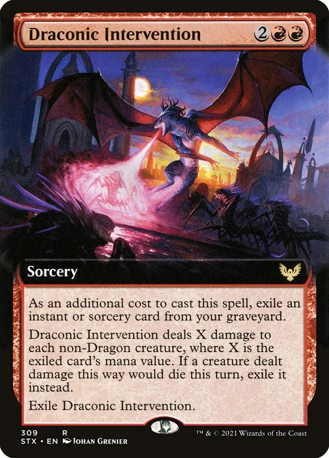 Draconic Intervention 「STX/309」「EN」