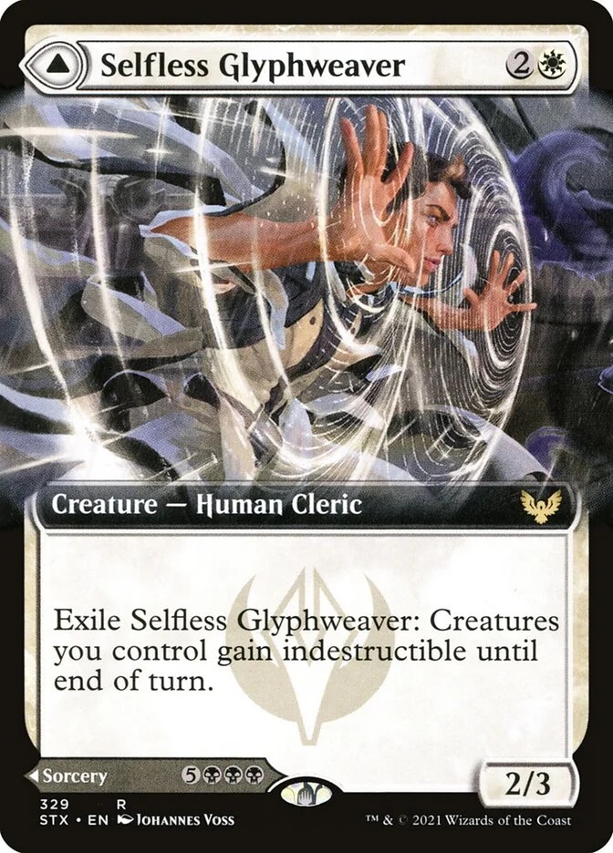 Selfless Glyphweaver // Deadly Vanity 「STX/329」「EN」