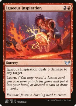 Igneous Inspiration #107 · Magic: The Gathering