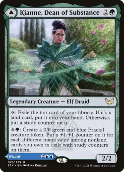 Kianne, Dean of Substance // Imbraham, Dean of Theory #152 · Magic: The Gathering