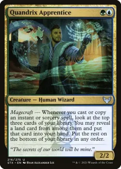 Quandrix Apprentice #216 · Magic: The Gathering