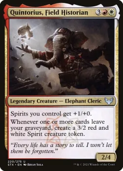 Quintorius, Field Historian #220 · Magic: The Gathering