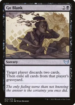 Go Blank #72 · Magic: The Gathering
