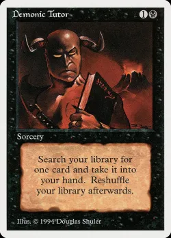 Demonic Tutor #105 · Magic: The Gathering
