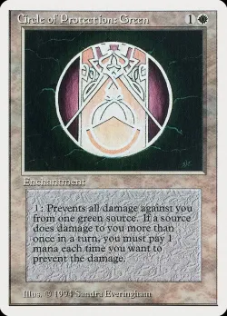 Circle of Protection: Green #11 · Magic: The Gathering
