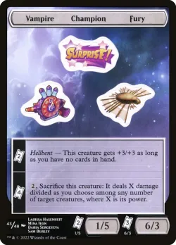 Vampire Champion Fury 「SUNF/43」「EN」