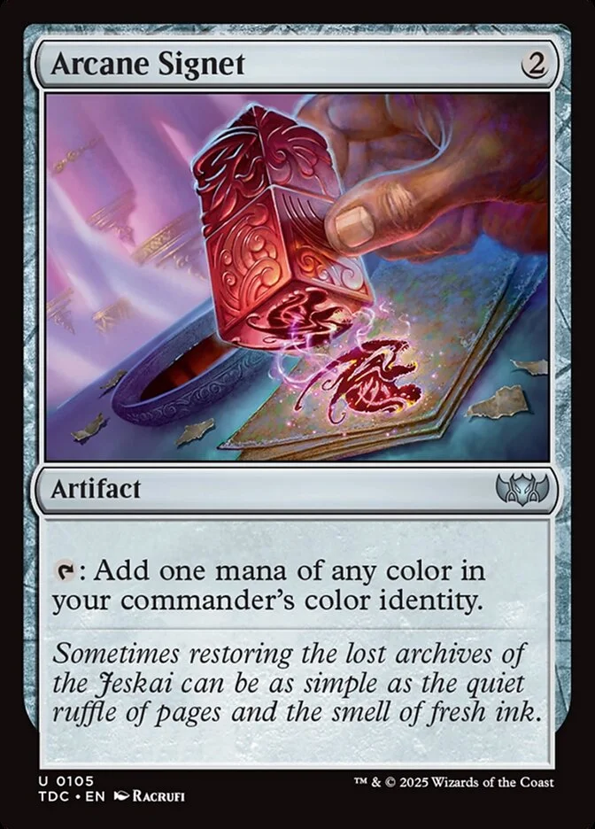 Arcane Signet 「TDC/105」「EN」