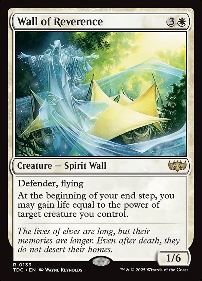 Wall of Reverence 「TDC/139」「EN」
