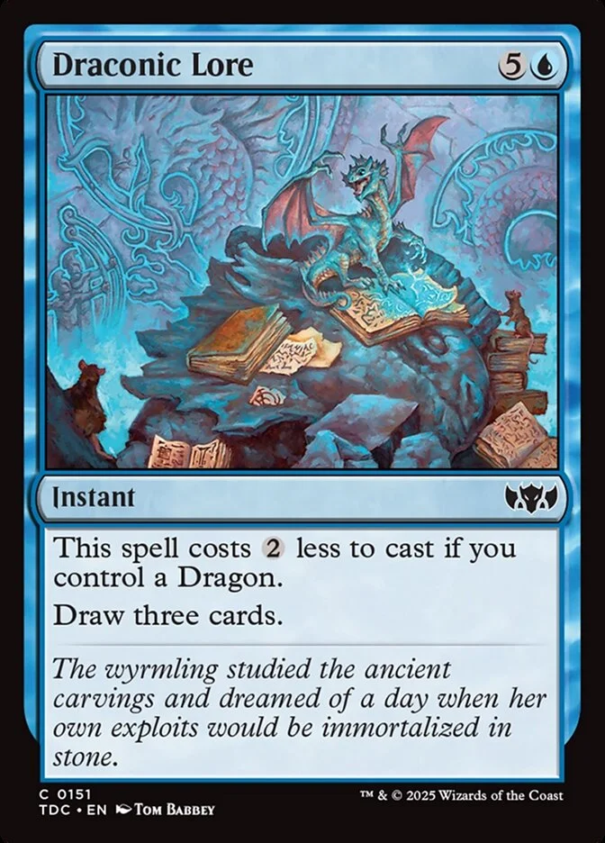 Draconic Lore 「TDC/151」「EN」