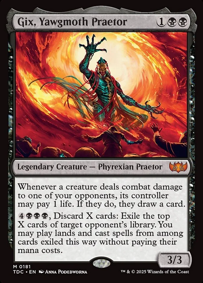 Gix, Yawgmoth Praetor 「TDC/181」「EN」